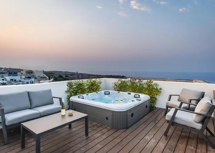 Heated Luxury Poolside Retreat In St Julian S